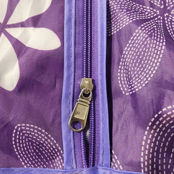 Hanging 3 piece Purple Garment Bags for Closet with Windows - Picture 5 of 7